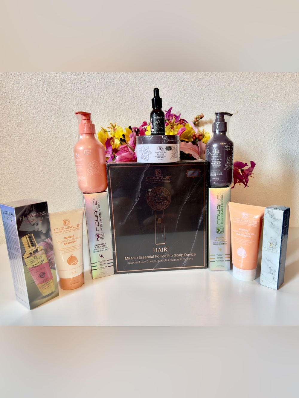 Royal Hair Care Bundle w/ Pro Scalp Device.